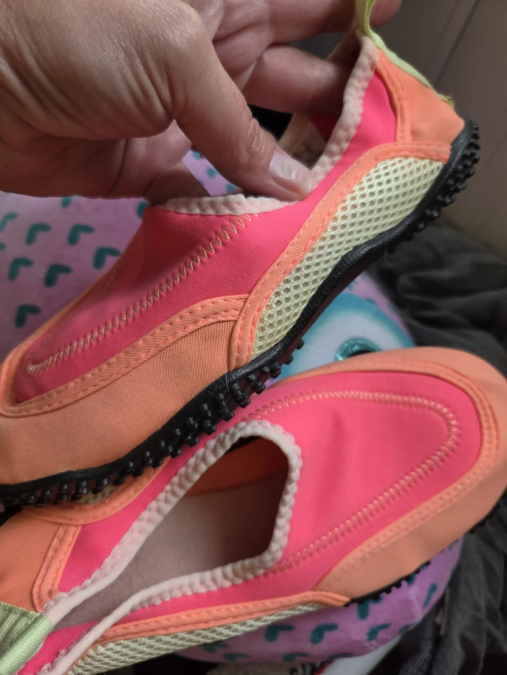 Airwalk Kids Water Shoes Pink and Orange